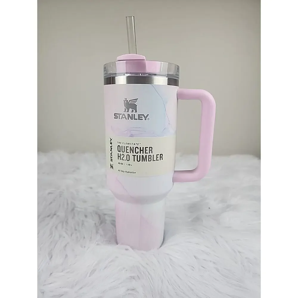 NEW Color Stanley Watercolor Tulle Flowstate Limited Ed. 40 oz H2.0 Quencher